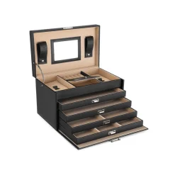 Hot SONGMICS Porte-bijoux présentoir en métal doré métallique