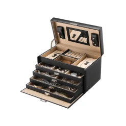 Hot SONGMICS Porte-bijoux présentoir en métal doré métallique