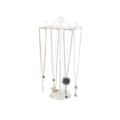 Cheap SONGMICS Porte-bijoux sur pied blanc