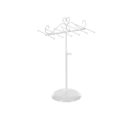 Cheap SONGMICS Porte-bijoux sur pied blanc