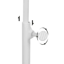 Cheap SONGMICS Porte-bijoux sur pied blanc