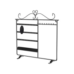 Best SONGMICS Porte-bijoux suspendable noir Blanc