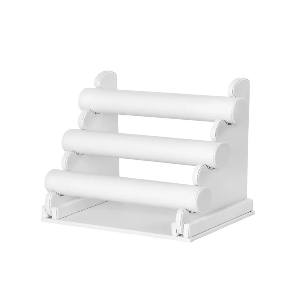 Best SONGMICS Porte-bracelets 3 niveaux blanc