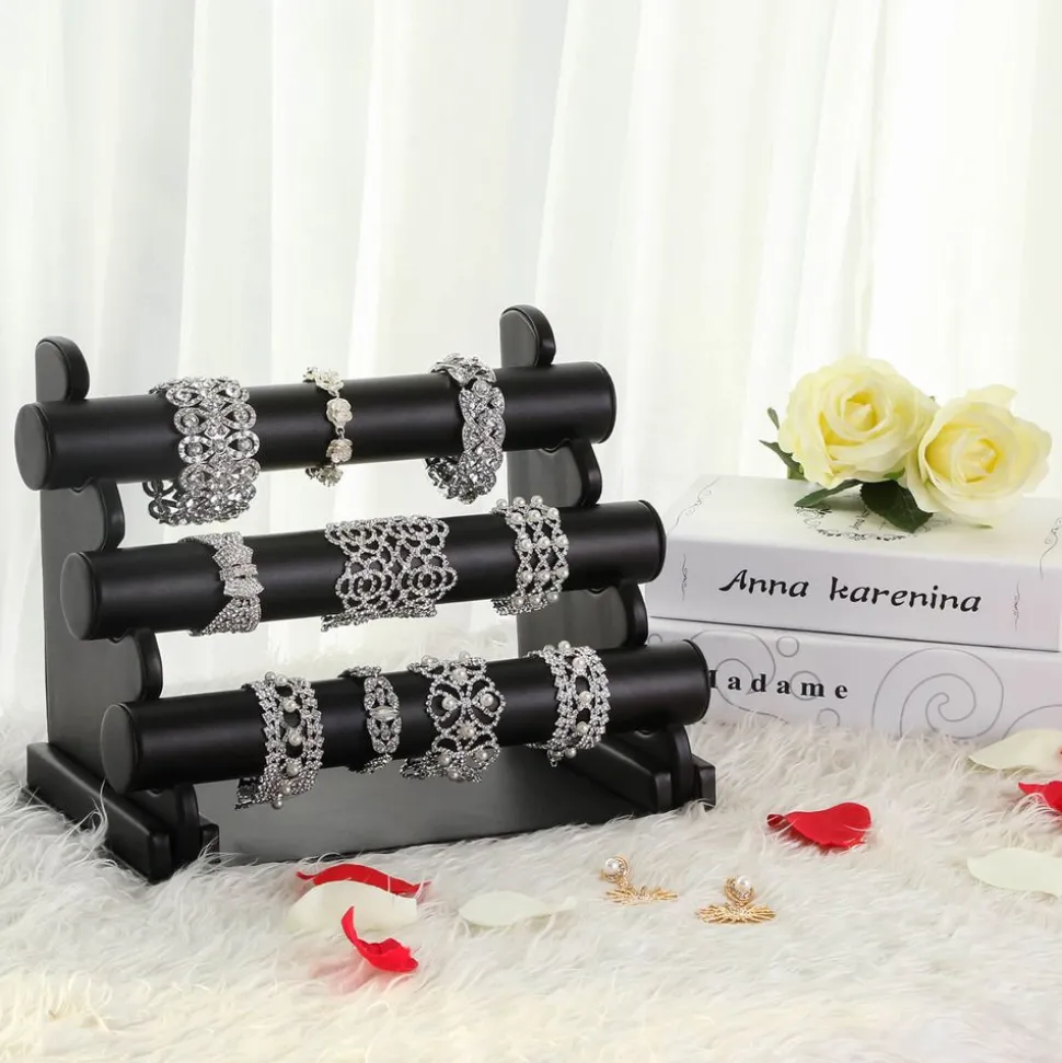 Best SONGMICS Porte-bracelets 3 niveaux blanc