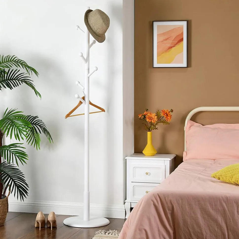 Sale SONGMICS Portemanteau arbre Blanc