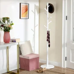 Sale SONGMICS Portemanteau arbre Blanc