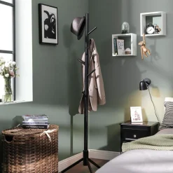 Shop SONGMICS Portemanteau en bois massif