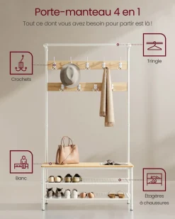 Cheap SONGMICS Portemanteau industriel