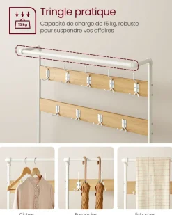 Cheap SONGMICS Portemanteau industriel