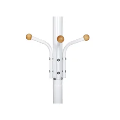 Store SONGMICS Portemanteau sur pieds blanc