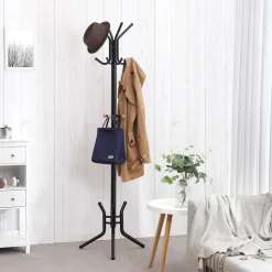 Sale SONGMICS Portemanteau sur pieds métal Noir