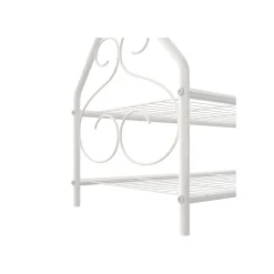 Best SONGMICS Portemanteau étagère beige Blanc