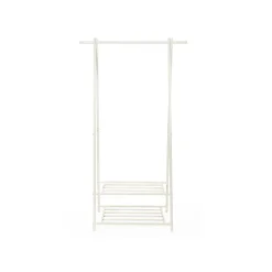 New SONGMICS Portemanteau étagère crème