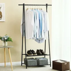 New SONGMICS Portemanteau étagère crème