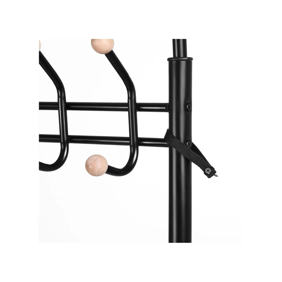 Sale SONGMICS Portemanteau étagère noir