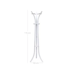 Cheap SONGMICS Porte-manteaux 3 pieds blanc