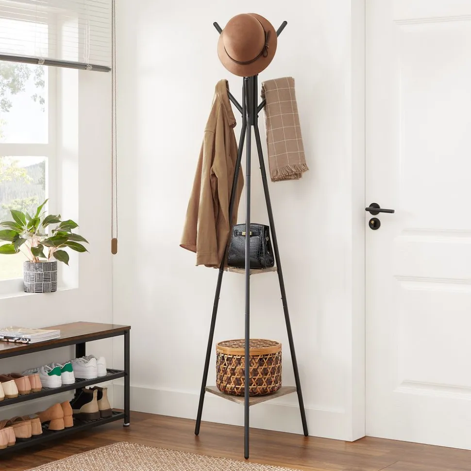 Flash Sale SONGMICS Porte-manteaux 2 étagères