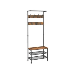 Clearance SONGMICS Porte-manteaux grille industriel