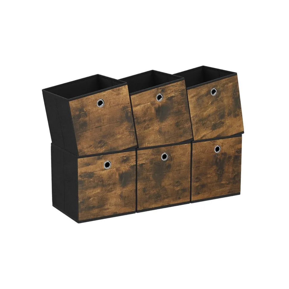 Best Sale SONGMICS Porte-manteaux mural Marron Rustique + Noir