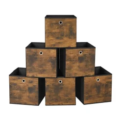 Best Sale SONGMICS Porte-manteaux mural Marron Rustique + Noir