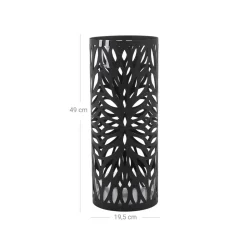 New SONGMICS Porte-parapluies ajouré noir