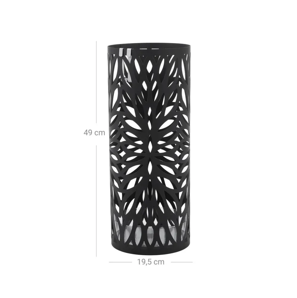 New SONGMICS Porte-parapluies ajouré noir