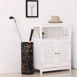 New SONGMICS Porte-parapluies ajouré noir