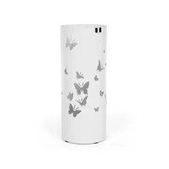 Clearance SONGMICS Porte-parapluies papillon Blanc