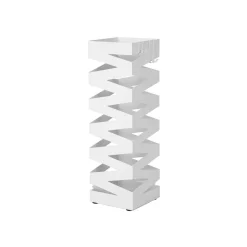 Sale SONGMICS Porte-parapluies zigzag blanc