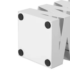 Sale SONGMICS Porte-parapluies zigzag blanc