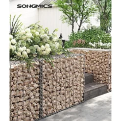 Online SONGMICS Portillon de jardin en acier galvanisé