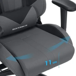 Fashion SONGMICS Poste de travail mobile Blanc