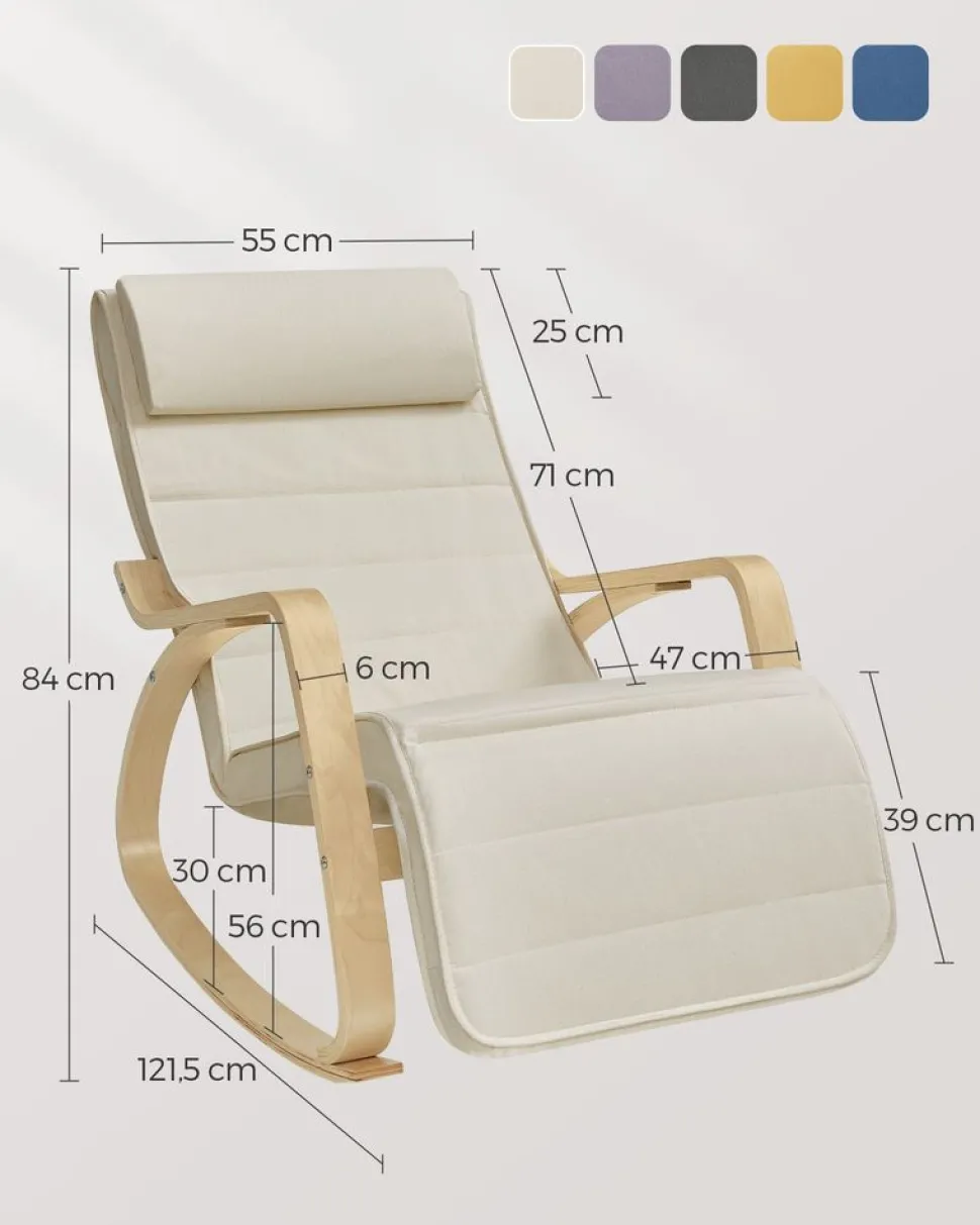Shop SONGMICS Poubelle 2 x 30L blanc cassé