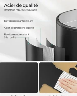 Flash Sale SONGMICS Poubelle de Cuisine Double 30L et 20L