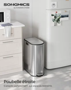 Flash Sale SONGMICS Poubelle de Cuisine Double 30L et 20L