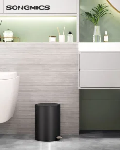 Discount SONGMICS Poubelle de cuisine suspendue 9L gris