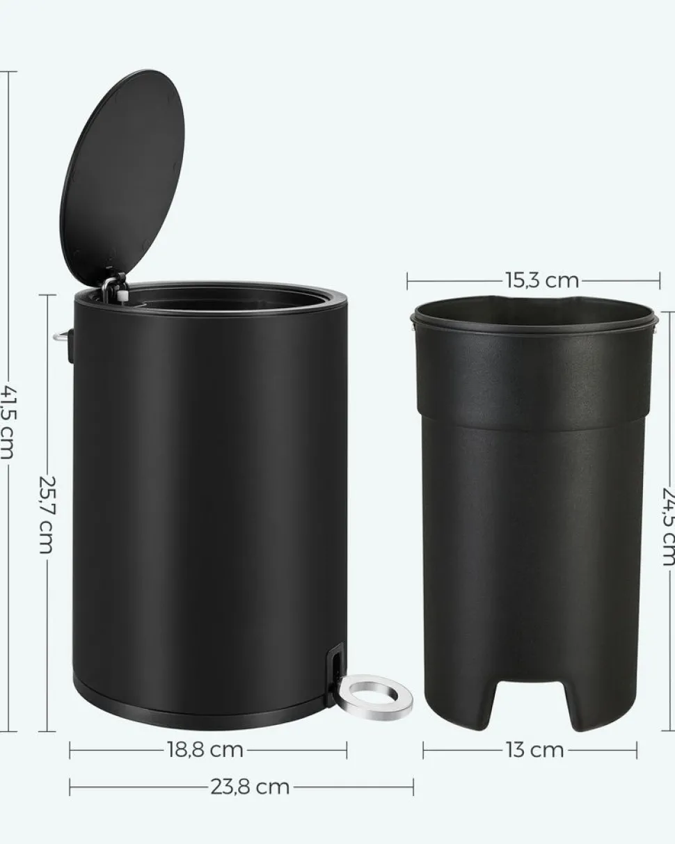 Discount SONGMICS Poubelle de cuisine suspendue 9L gris