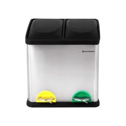 Shop SONGMICS Poubelle de tri 2 x 15L