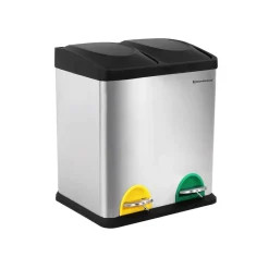Shop SONGMICS Poubelle de tri 2 x 15L