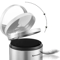 Online SONGMICS Poubelle 5L avec Pédale en Acier