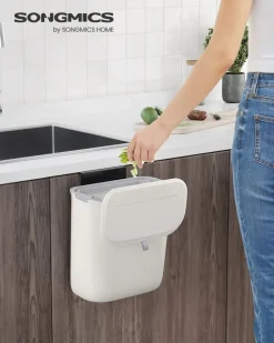Best Sale SONGMICS Poubelle 5L gris