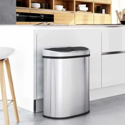 Discount SONGMICS Poubelle 45L métallisé