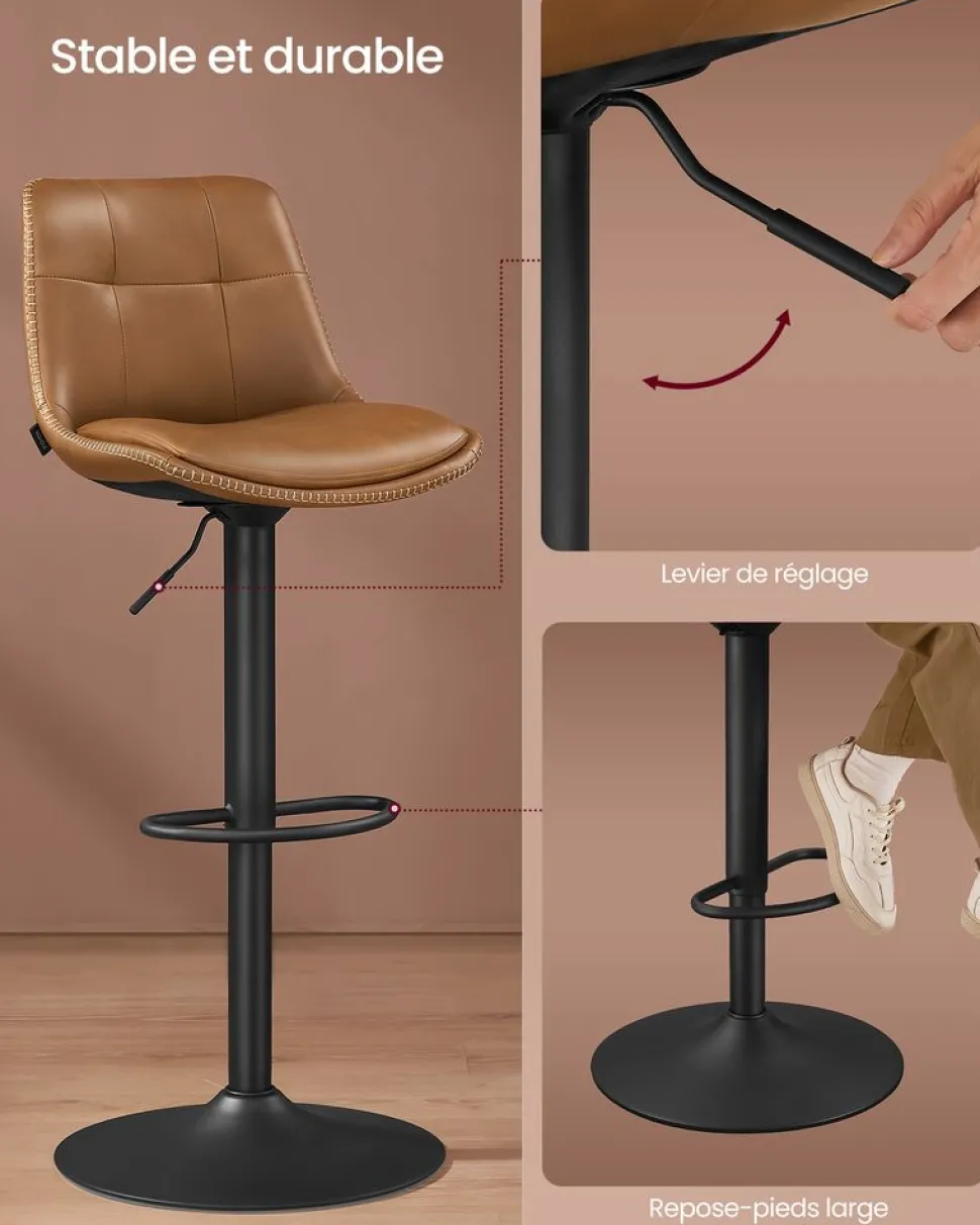 Online SONGMICS Poubelle 50L métallisé Blanc