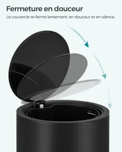 Flash Sale SONGMICS Poubelle 3L noir