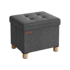 New SONGMICS Pouf 38 x 38 x 40 cm noir