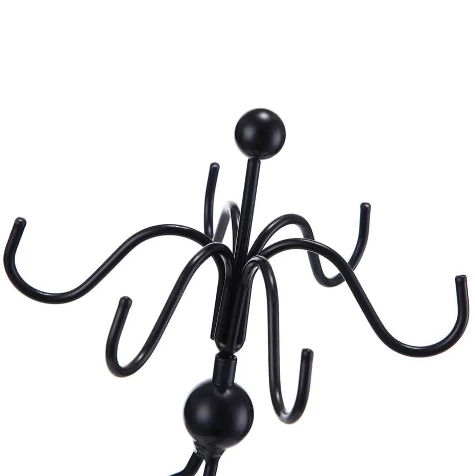 Clearance SONGMICS Présentoir bijoux métal noir