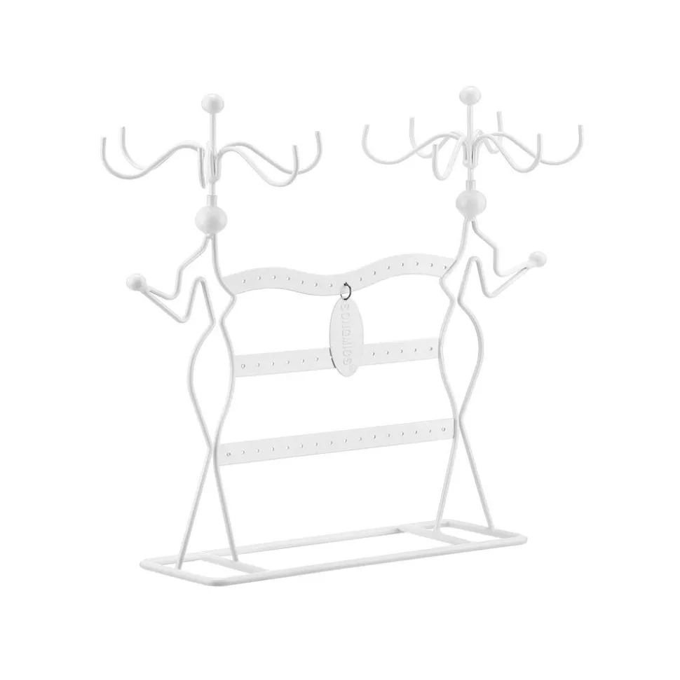 Clearance SONGMICS Présentoir bijoux métal noir