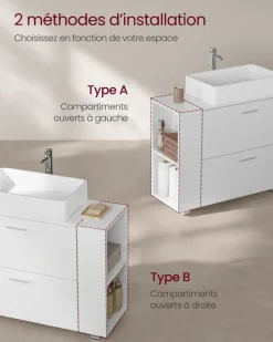 Clearance SONGMICS Présentoir boucles d'oreilles noir