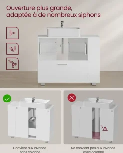 Clearance SONGMICS Présentoir boucles d'oreilles noir