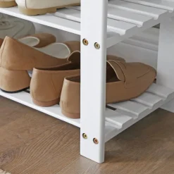 Shop SONGMICS Rangement chaussures 8 compartiments modulable blanc